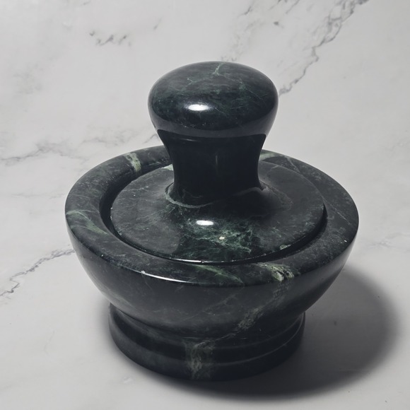 Other - Mortar and Pestle Set Green‎ Marble